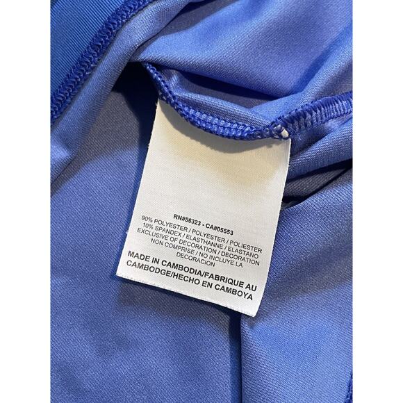 Nike Polo Shirt Mens XL Blue Tiger Woods Collection Dri Fit Golf Outdoors - Picture 5 of 7